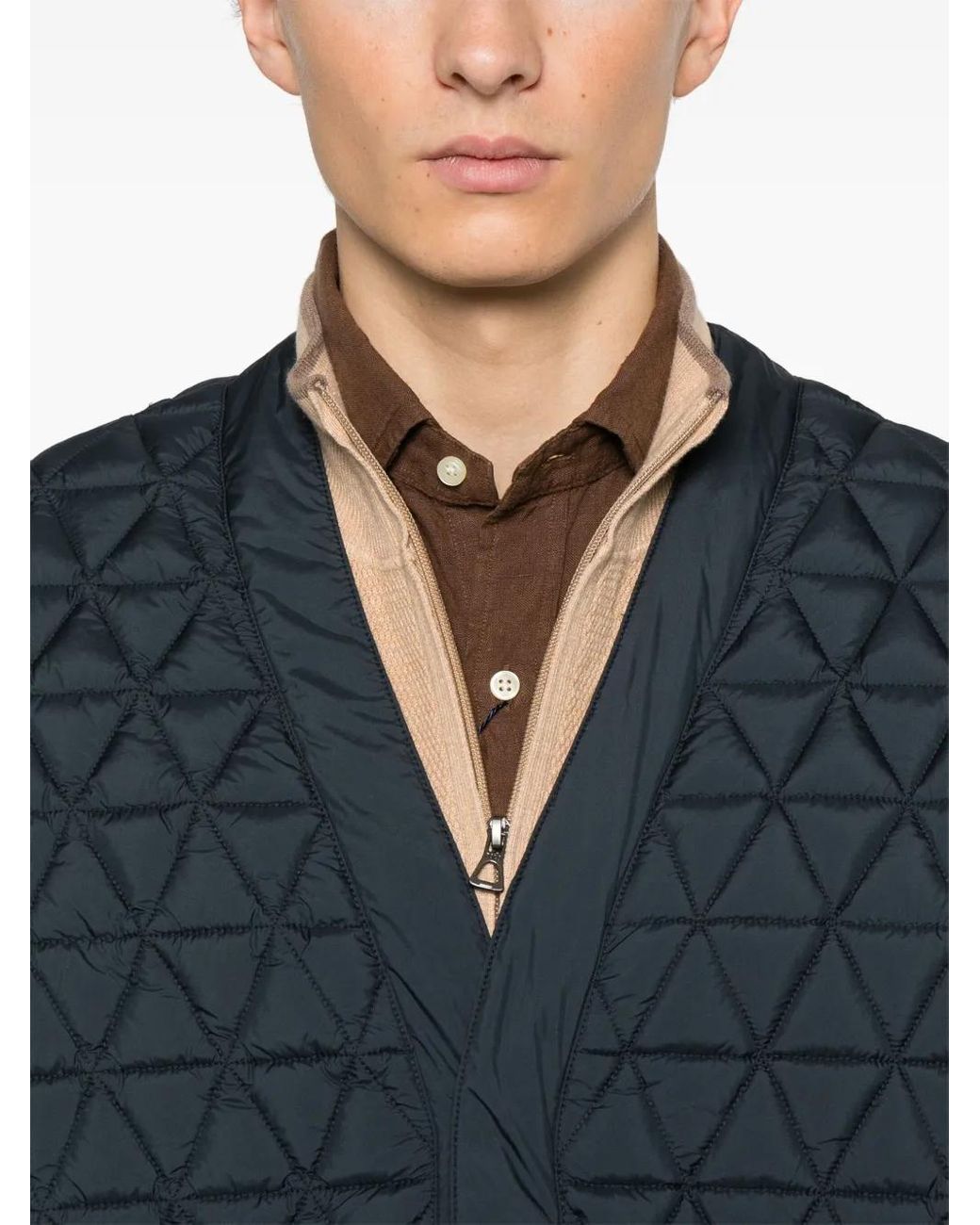 K-Way Blue Quilted Jacket for men