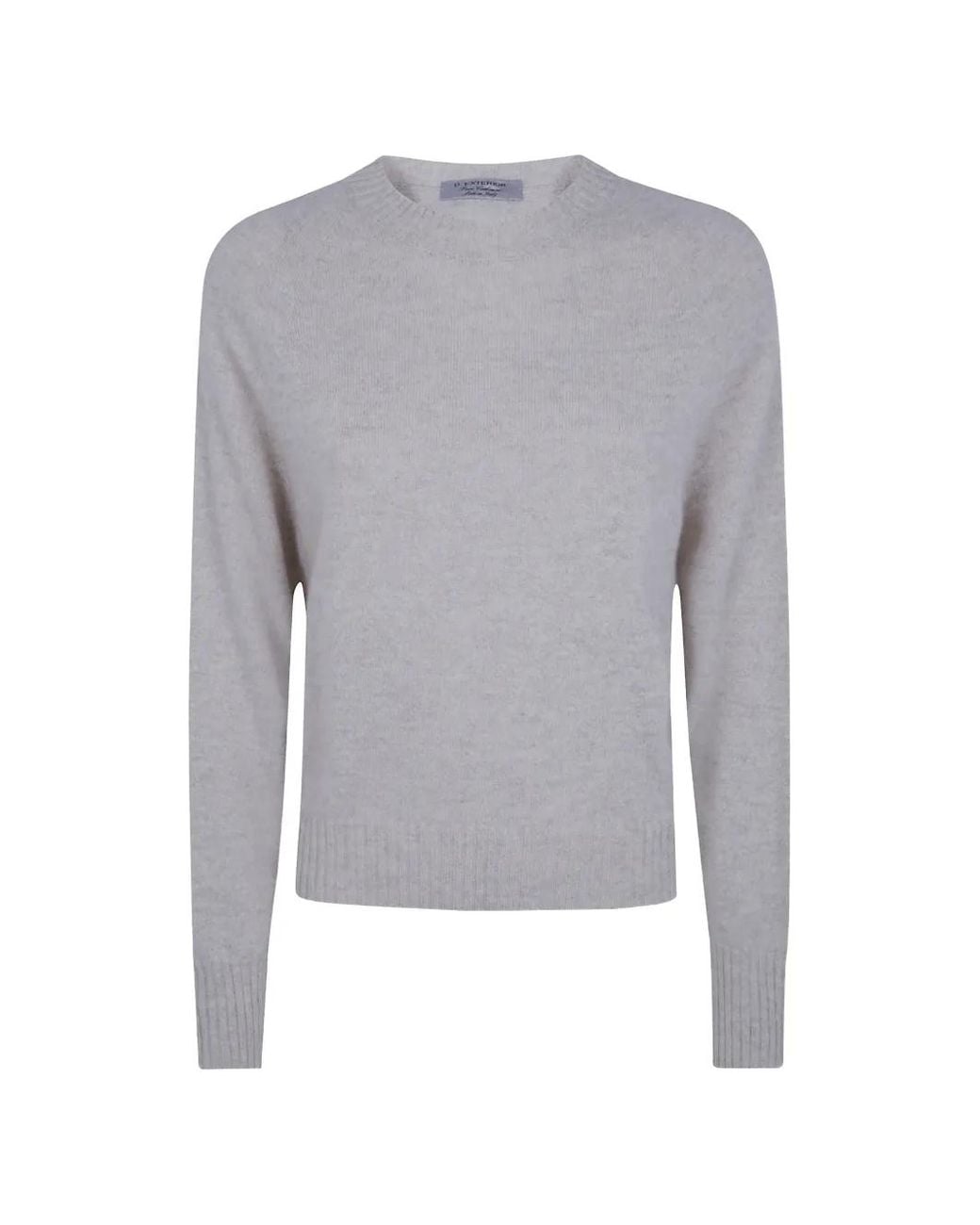 D.exterior Gray Pull À Manches Raglan