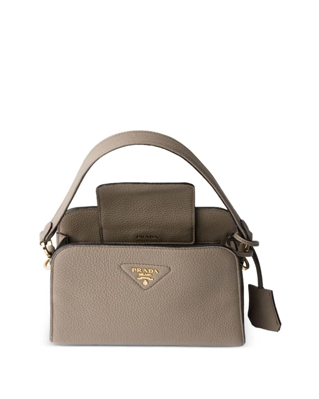 Borsa A Mano Mini di Prada in Brown