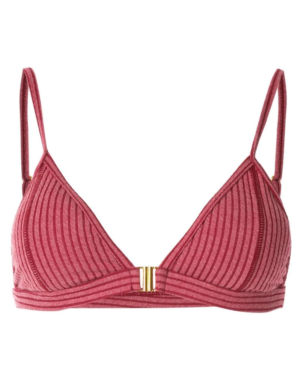 Duskii Red Capriosca Bikini Top