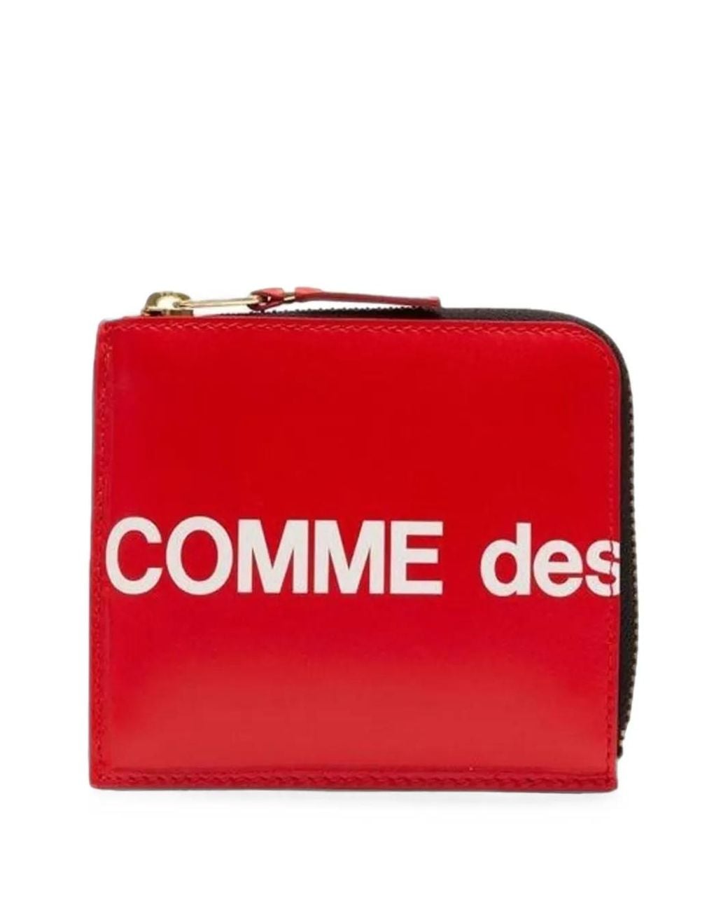 Comme des Garçons Red Logo-Print Wallet for men