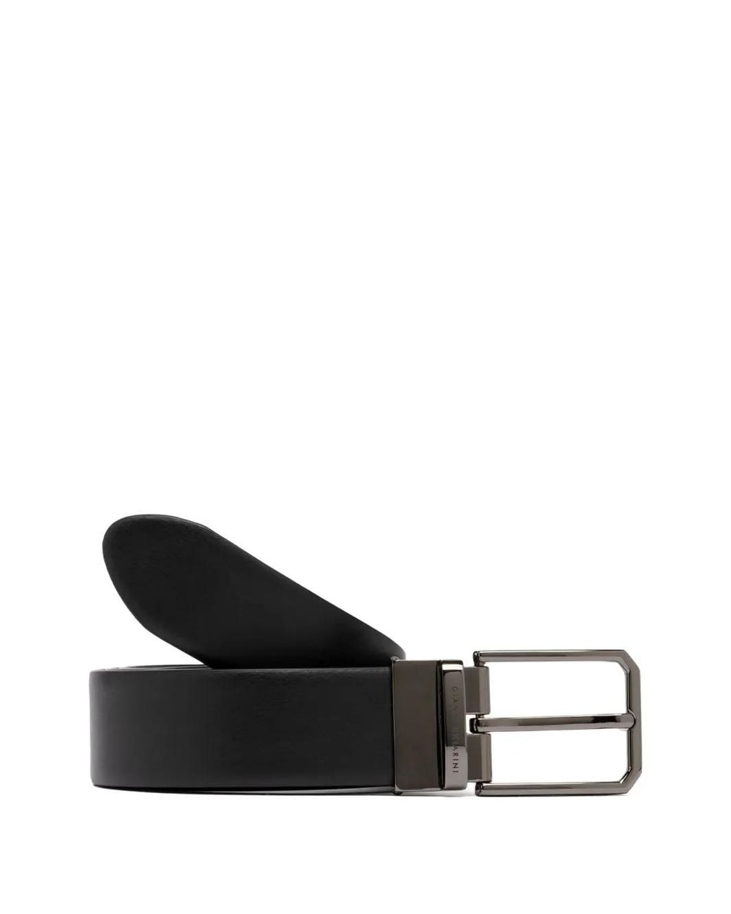 Gianni Chiarini Black Reversible Belt for men