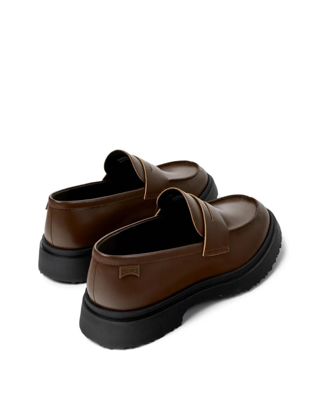 Camper Brown Walden Apron-Detail Loafers for men