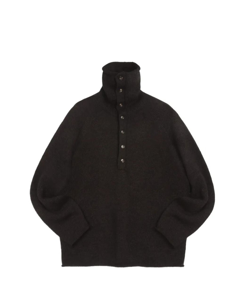 YMC Runaway Pullover Mit Knöpfen in Black für Herren