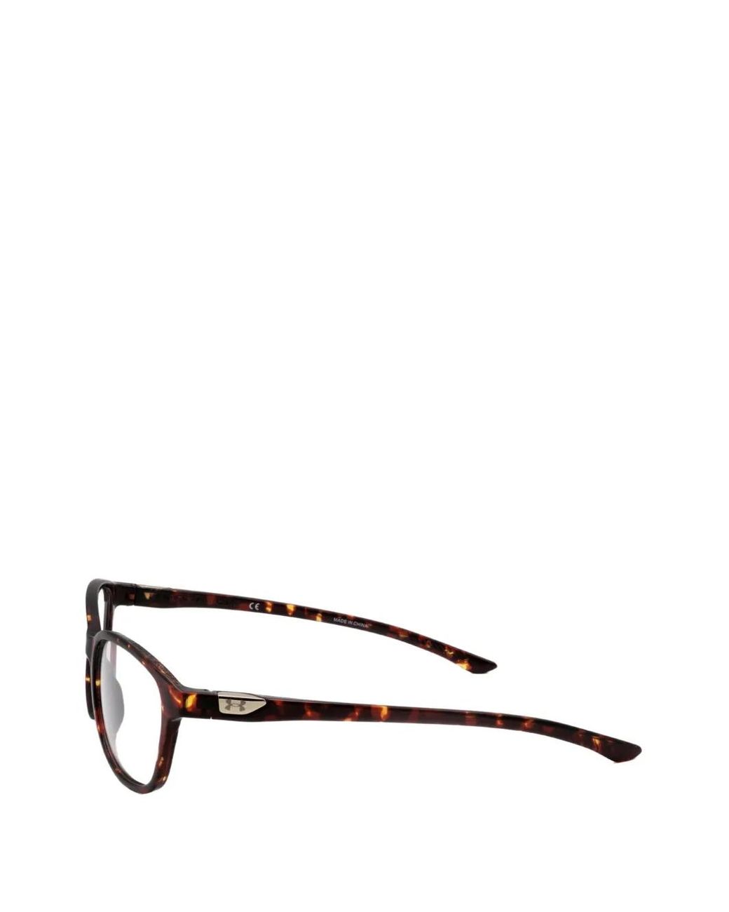 Under Armour Black Tortoiseshell-Effect Cat-Eye Glasses
