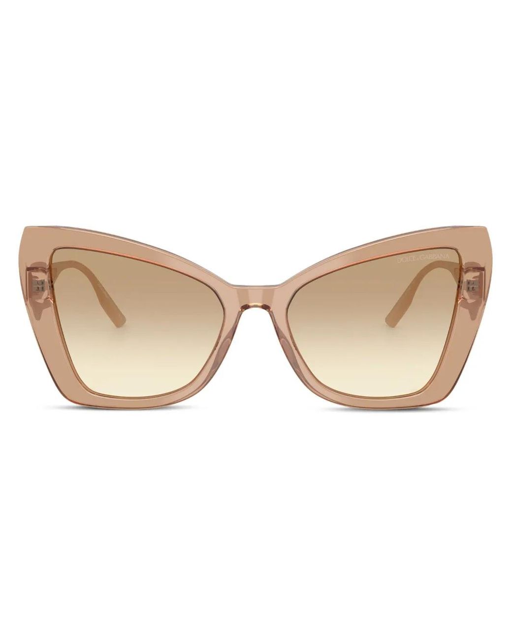 Dolce & Gabbana Natural Butterfly-Frame Sunglasses