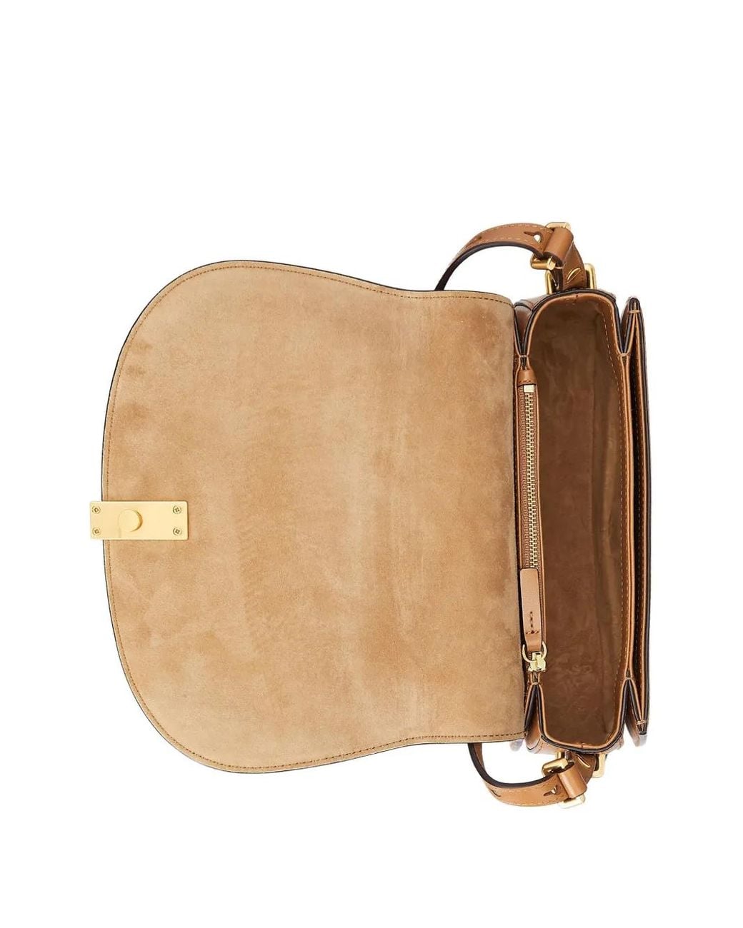 Polo Ralph Lauren Brown Polo Id Saddle Bag