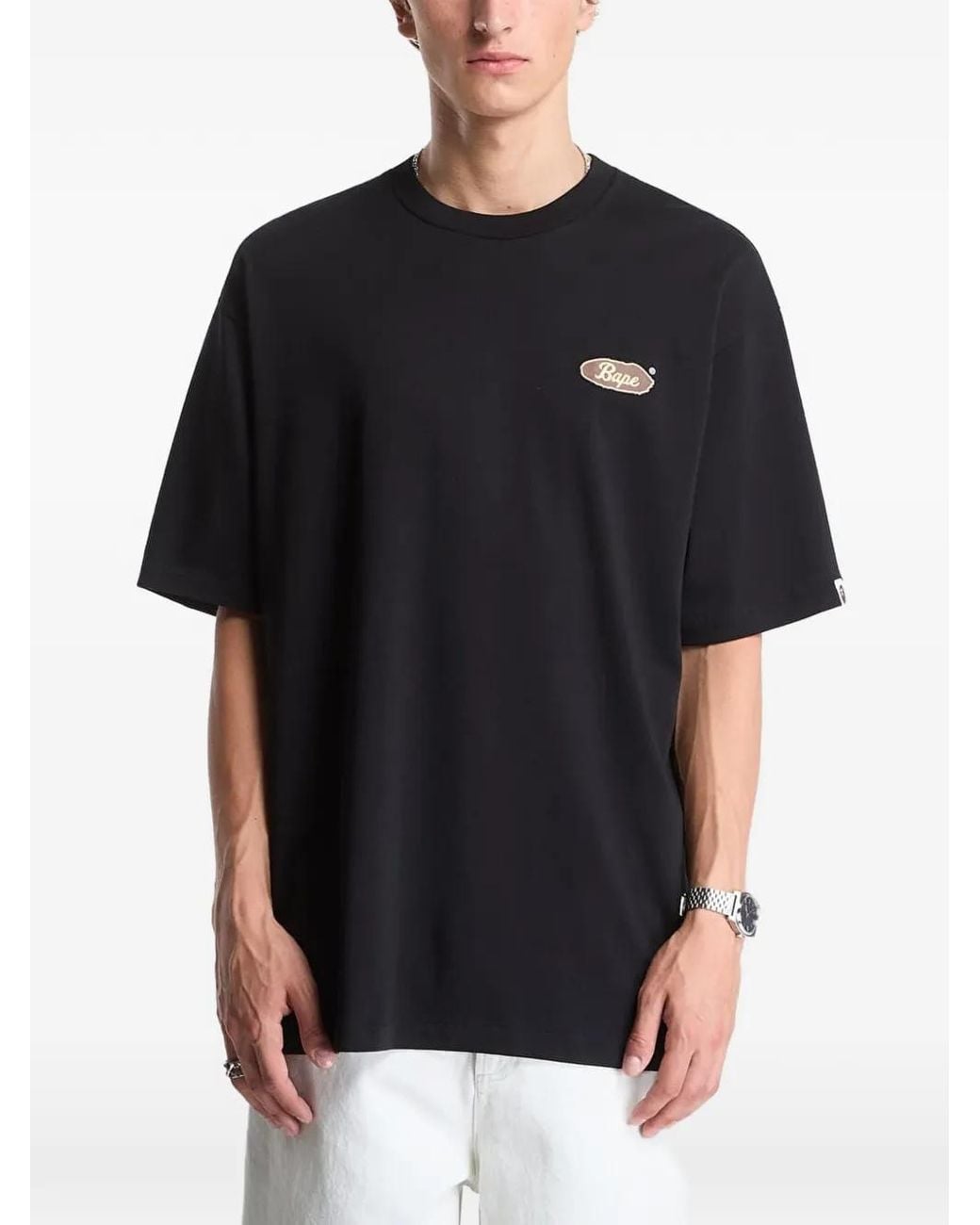 A Bathing Ape Black Logo T-Shirt