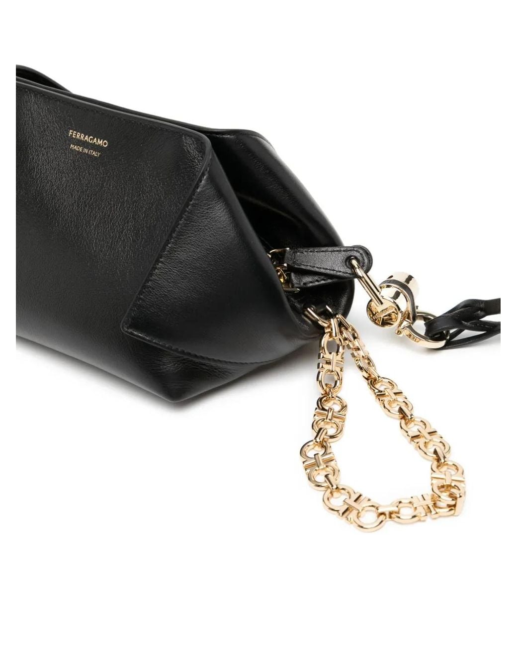 Clutch di Ferragamo in Black