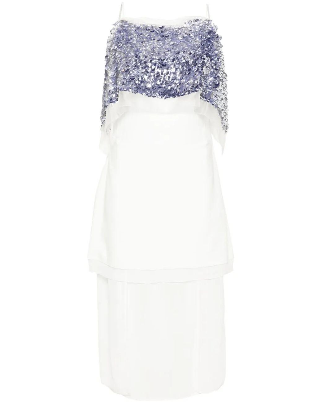 Proenza Schouler White Zaha Layered Midi Dress