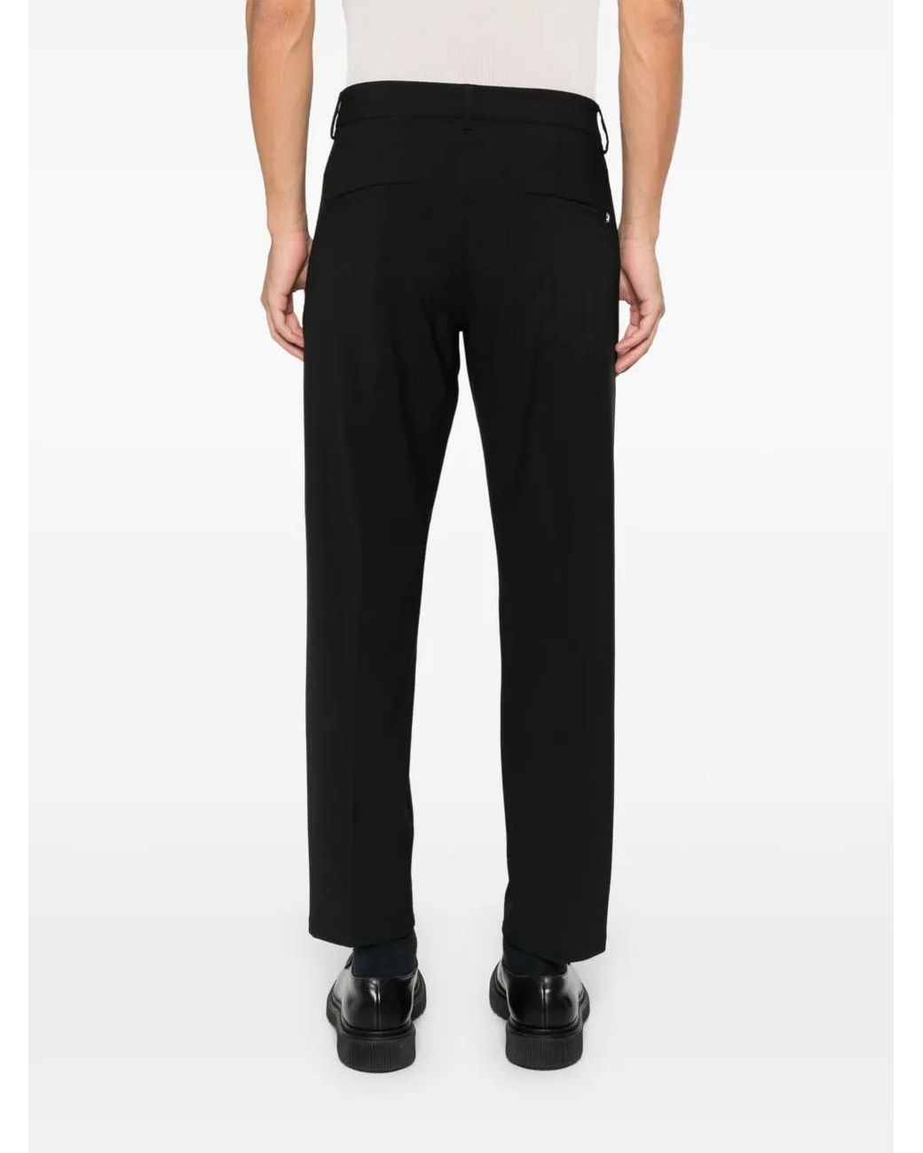 Dondup Black Pablo Trousers for men
