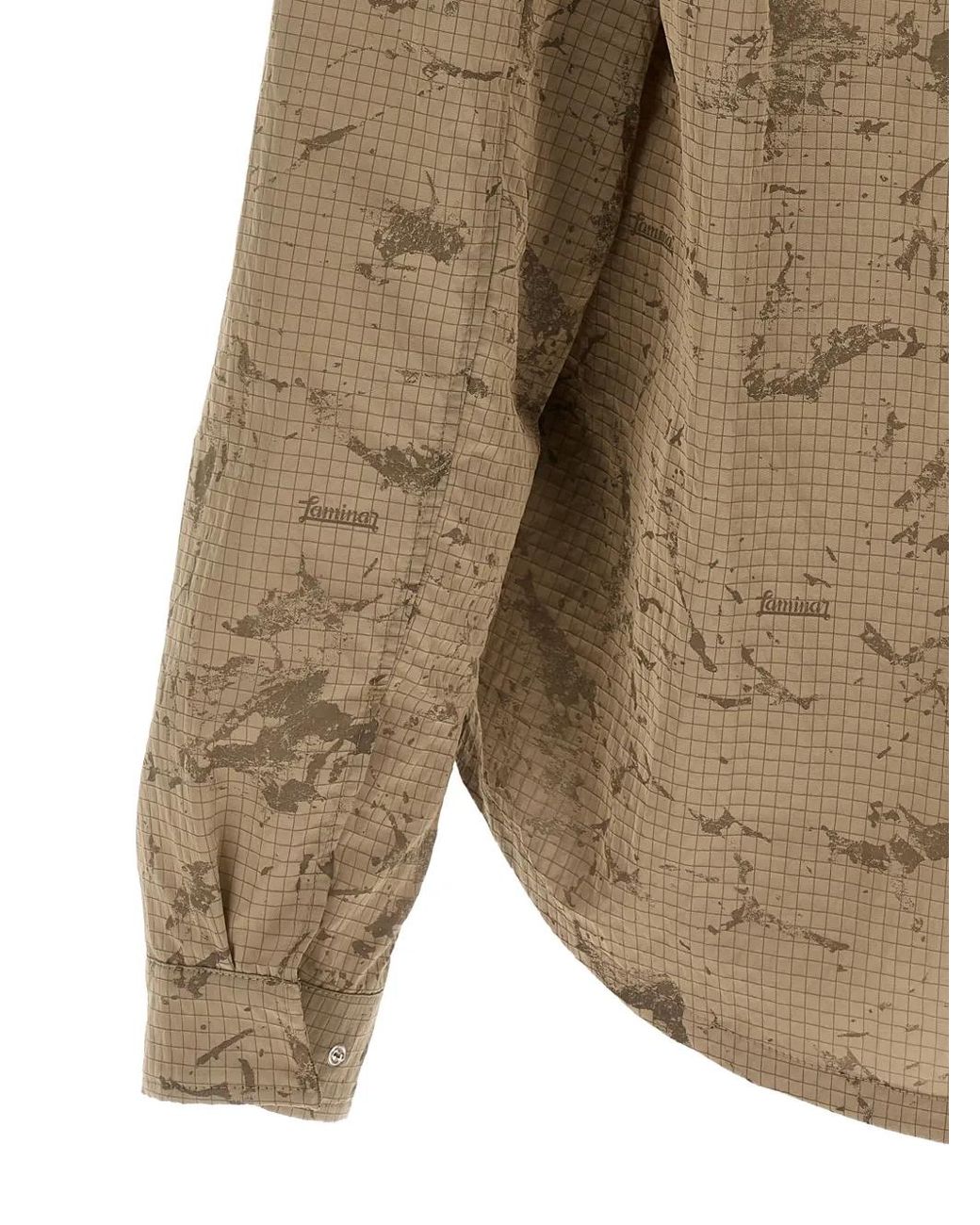 Laminar Brown Ripstop Shirt for men