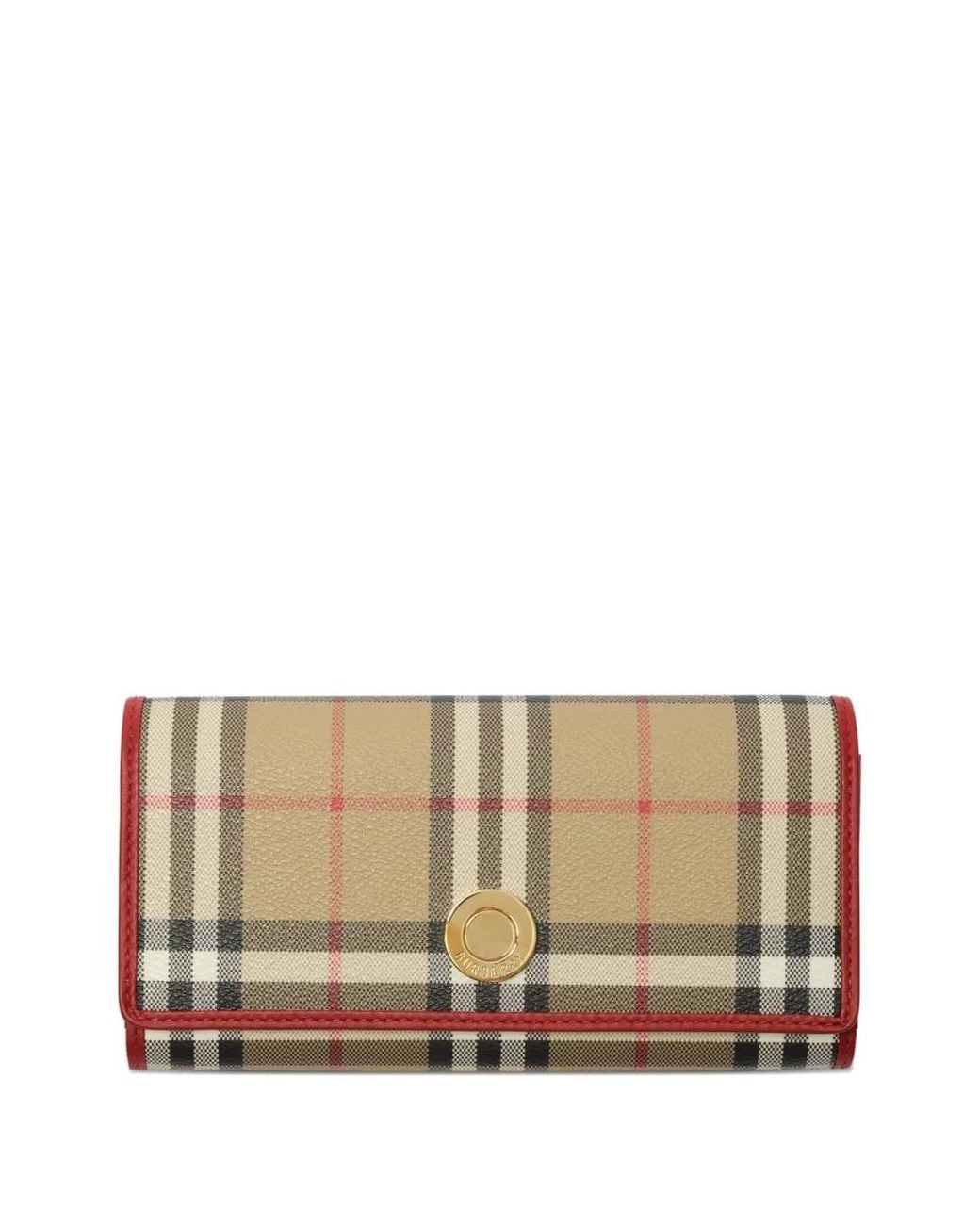 Burberry Natural Check Continental Wallet