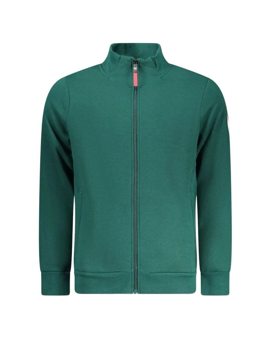 Norway 1963 Green Sweat Zippé À Patch Logo for men