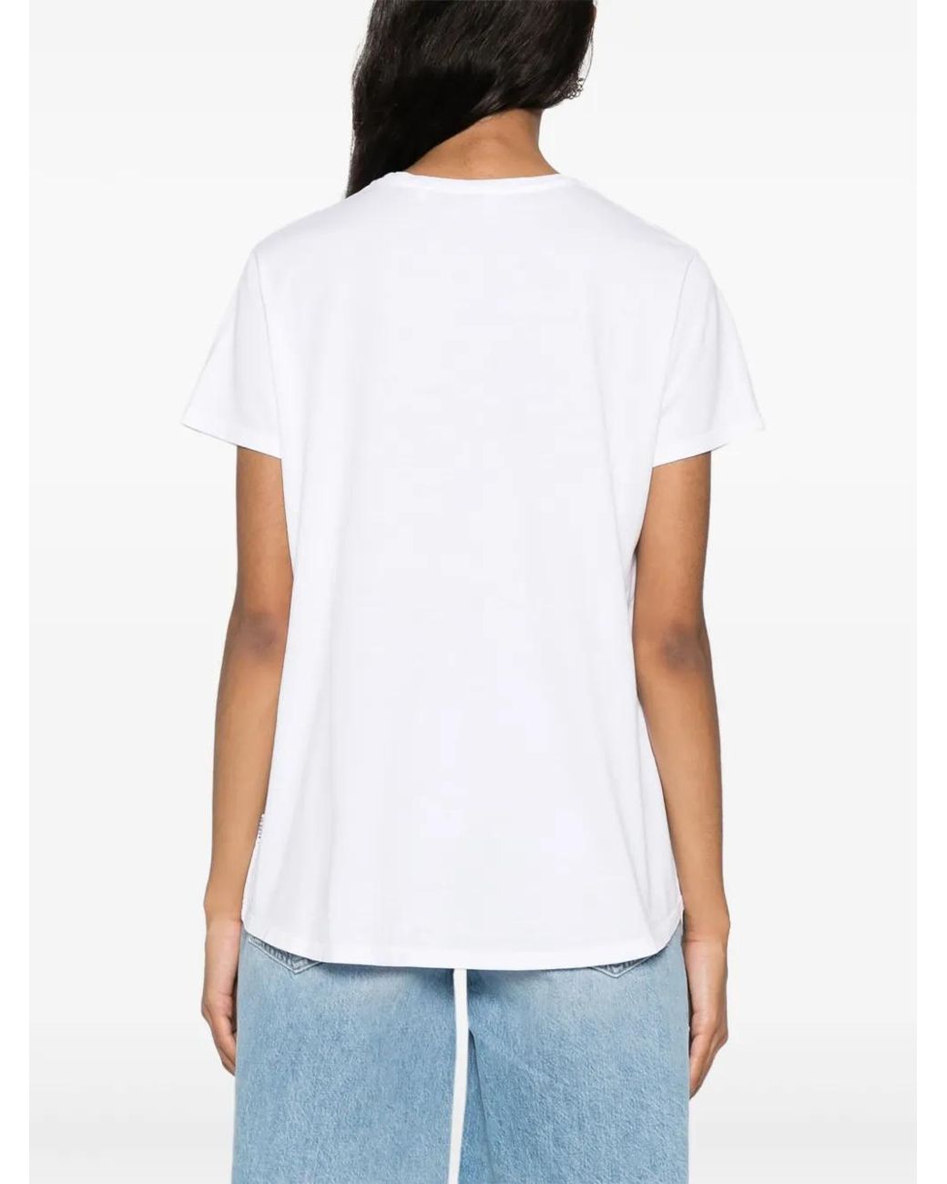 Aspesi White Mélange Cotton T-Shirt