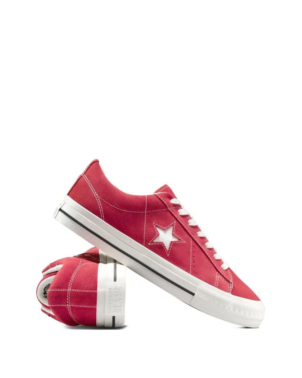 Converse Red One Star 95 Sneakers