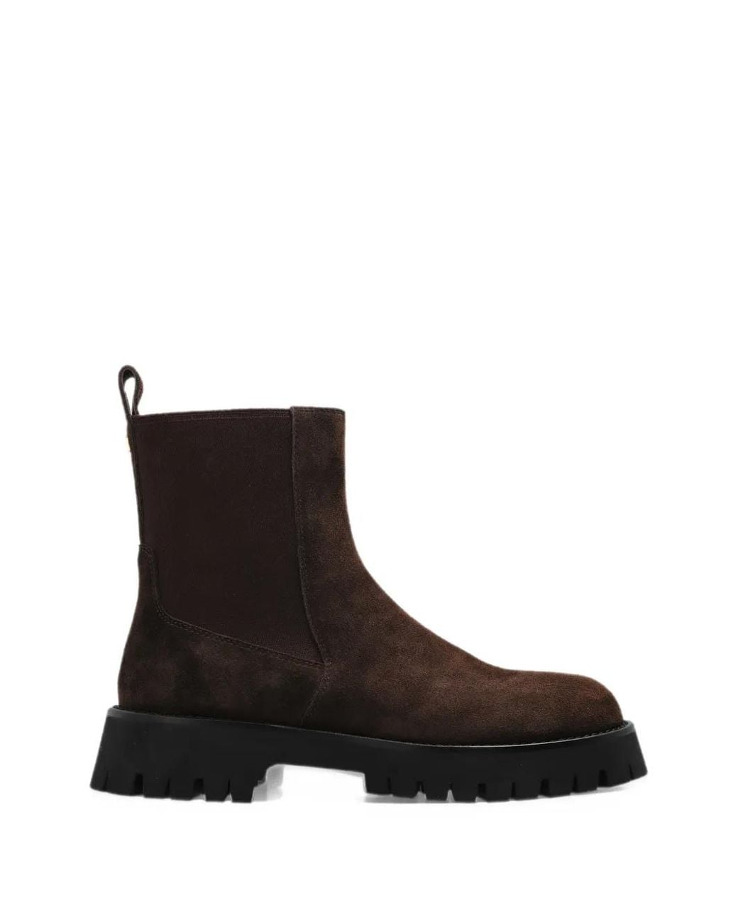 Furla Black Camden Suede Ankle Boots