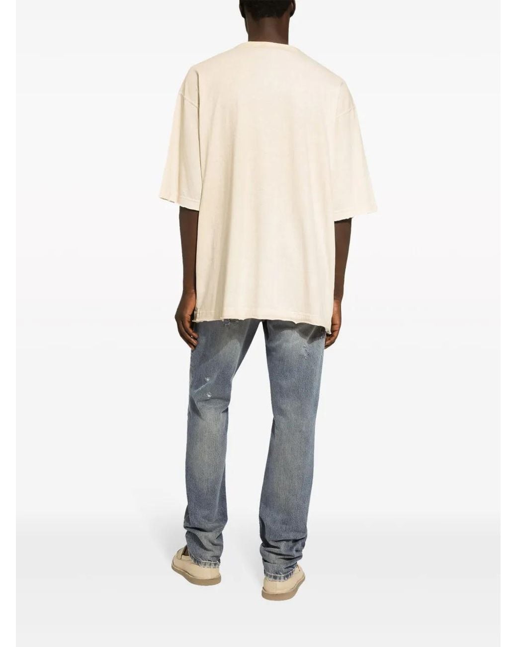 Dolce & Gabbana Blue Dolce&Gabbana Distressed Denim Jeans for men