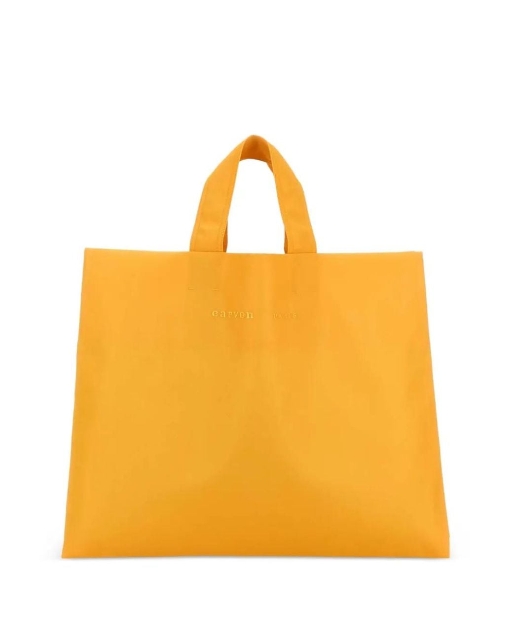 Carven Orange Small Jeannette Tote Bag