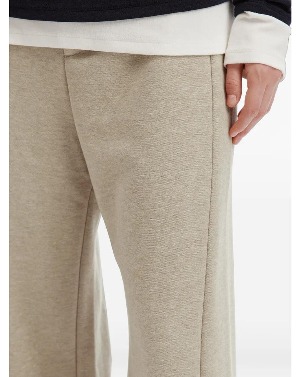 B+ AB White Wide-Leg Trousers