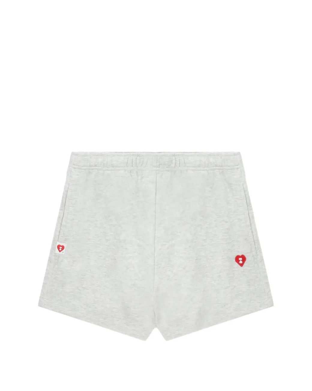 A Bathing Ape White Embroidered Drawstring Shorts