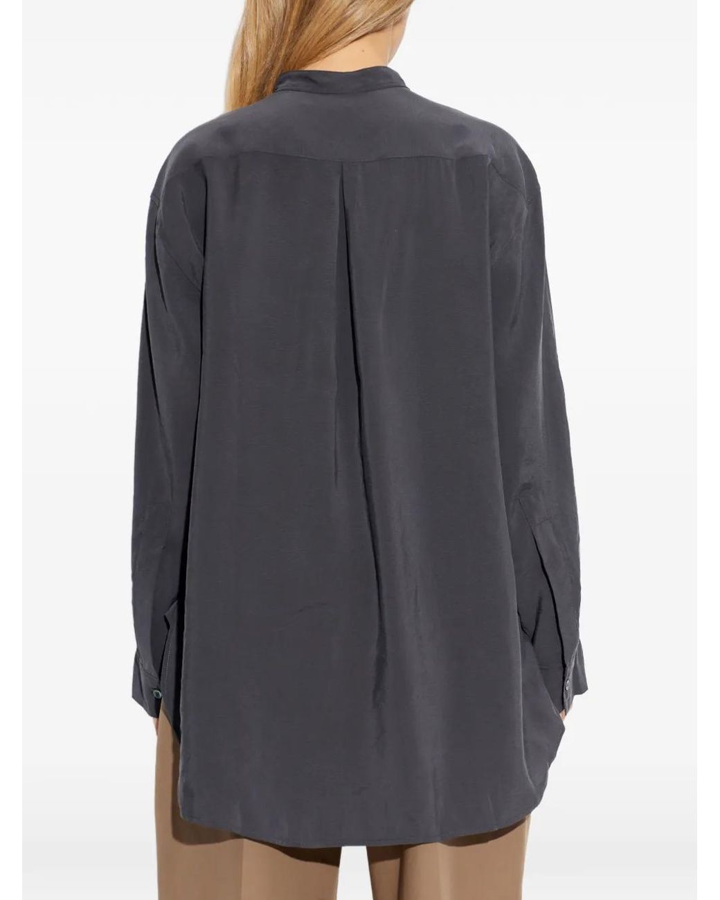 Studio Nicholson Gray Buttoned Pocket Shirt