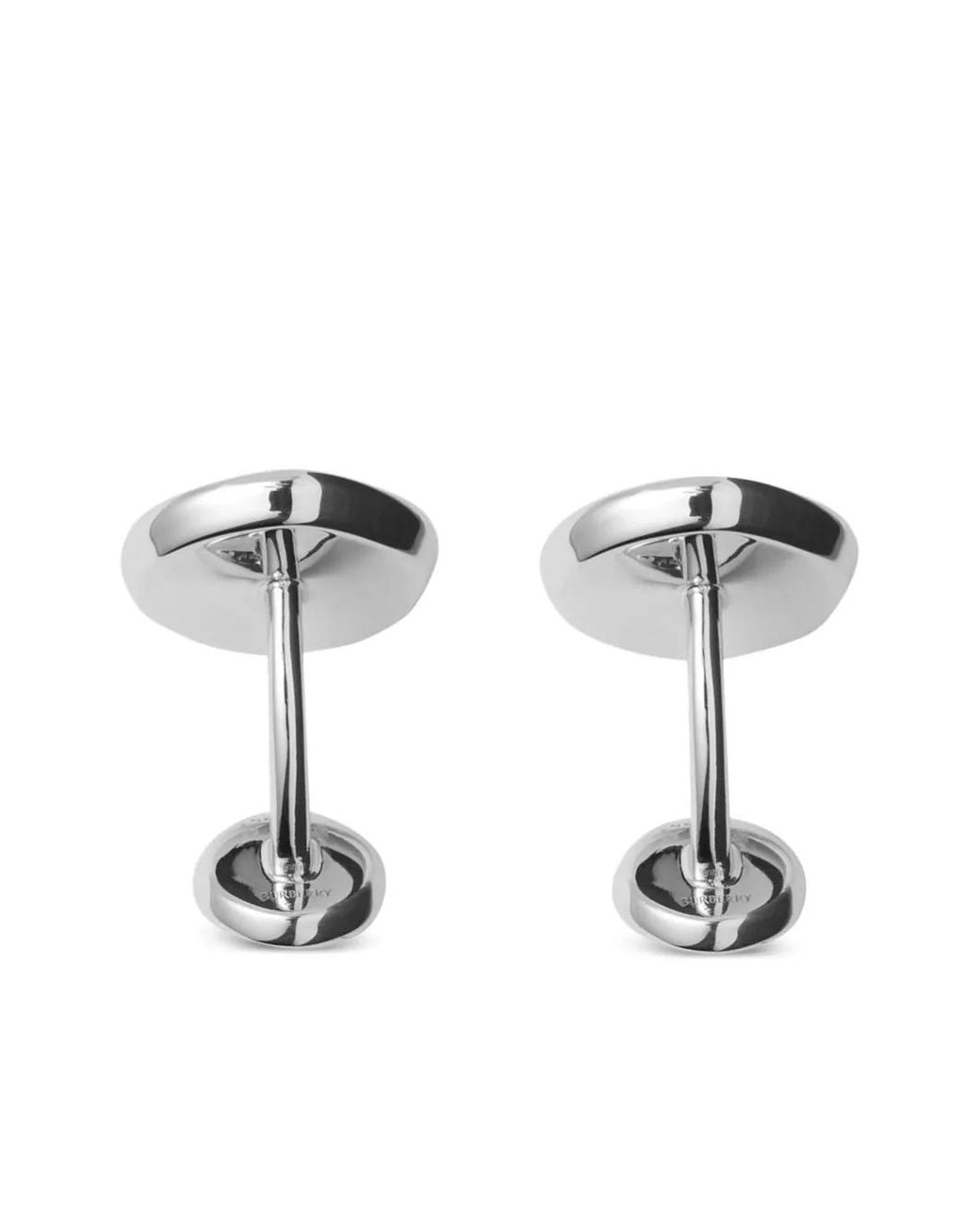 Burberry White Ekd Stamp Cufflinks for men