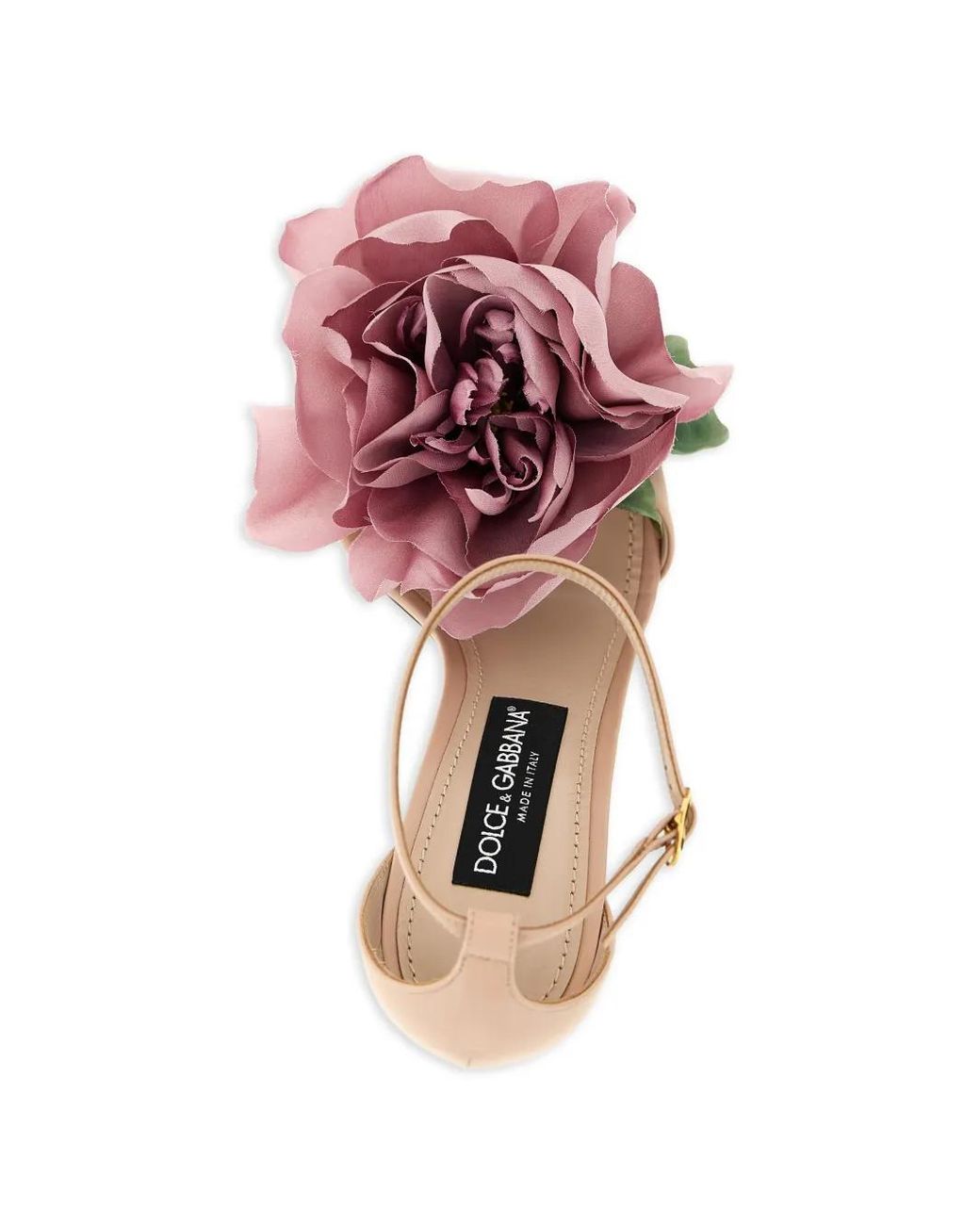 Dolce & Gabbana Pink Bouquet Sandals