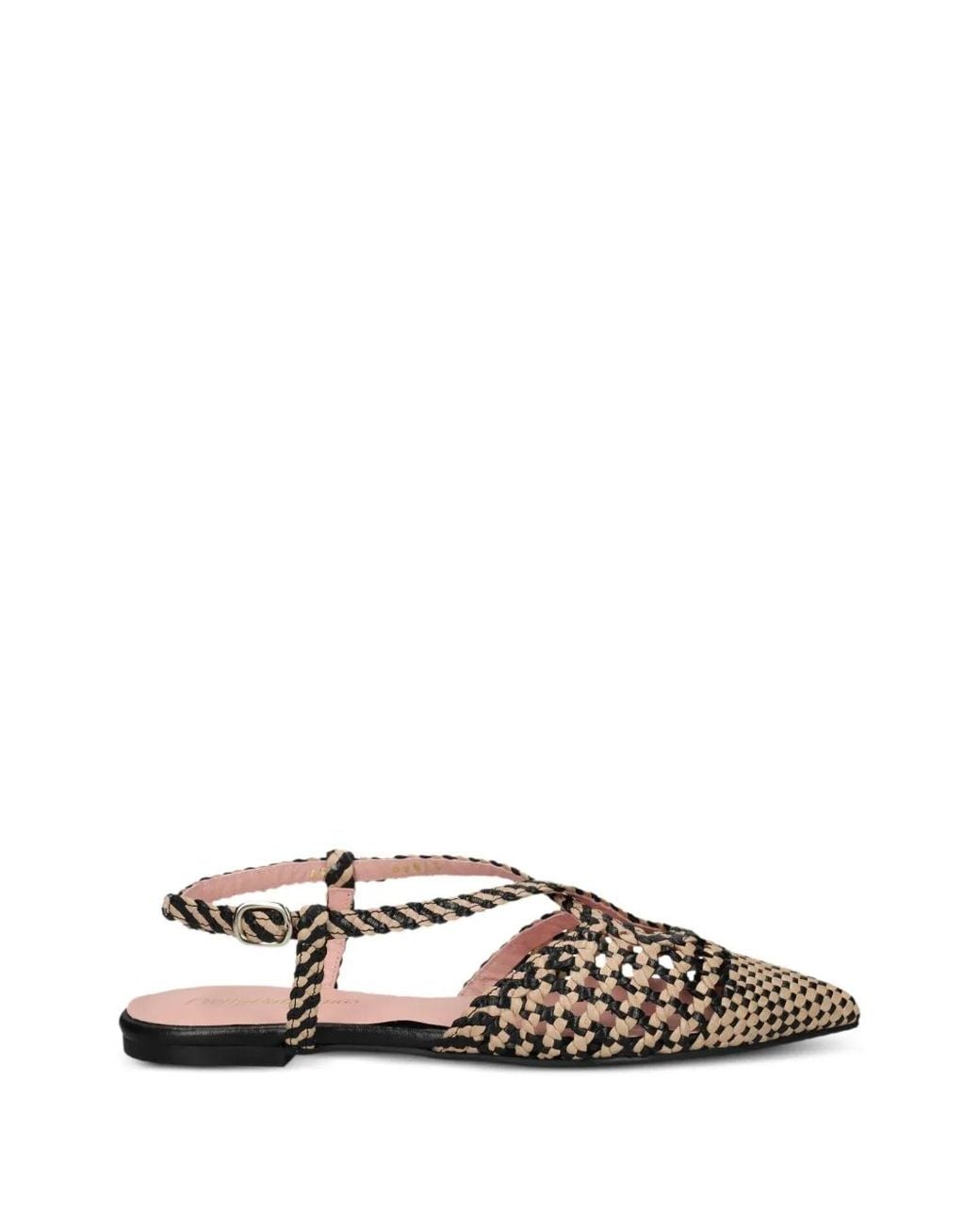 Pretty Ballerinas White Ella Slingback Ballet Flats