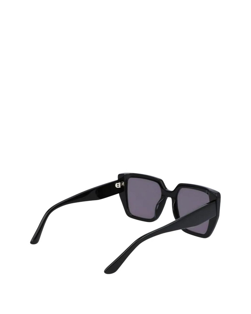 Karl Lagerfeld Black Patterned Square-Frame Sunglasses