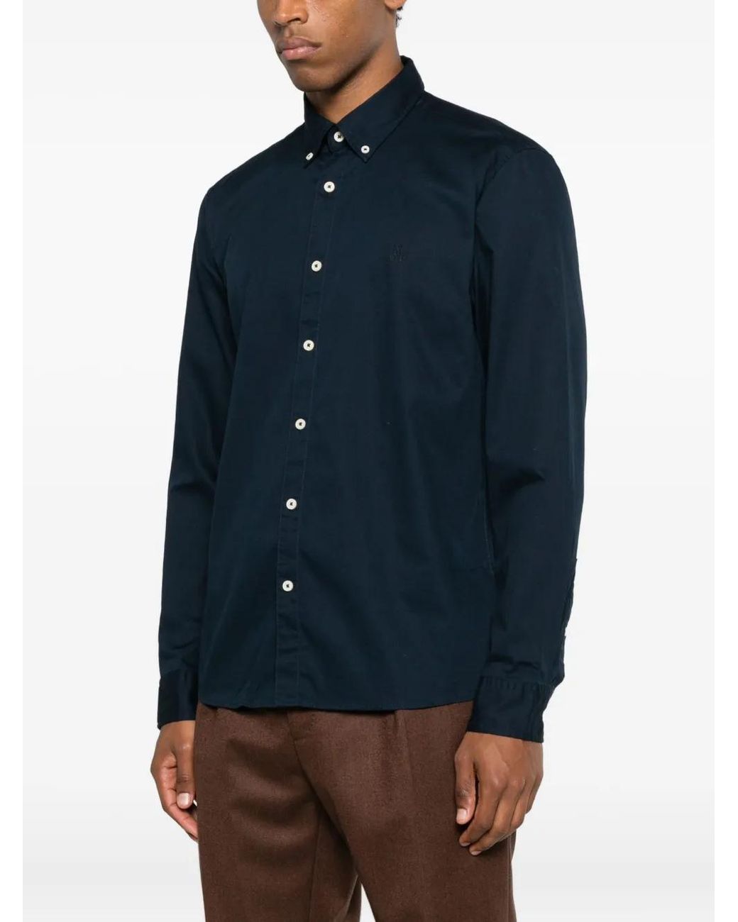 Marc O' Polo Blue Buttoned Shirt for men