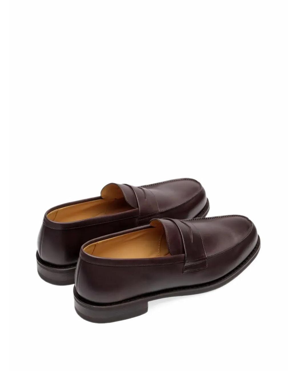 Paraboot White Adonis Leather Loafers for men