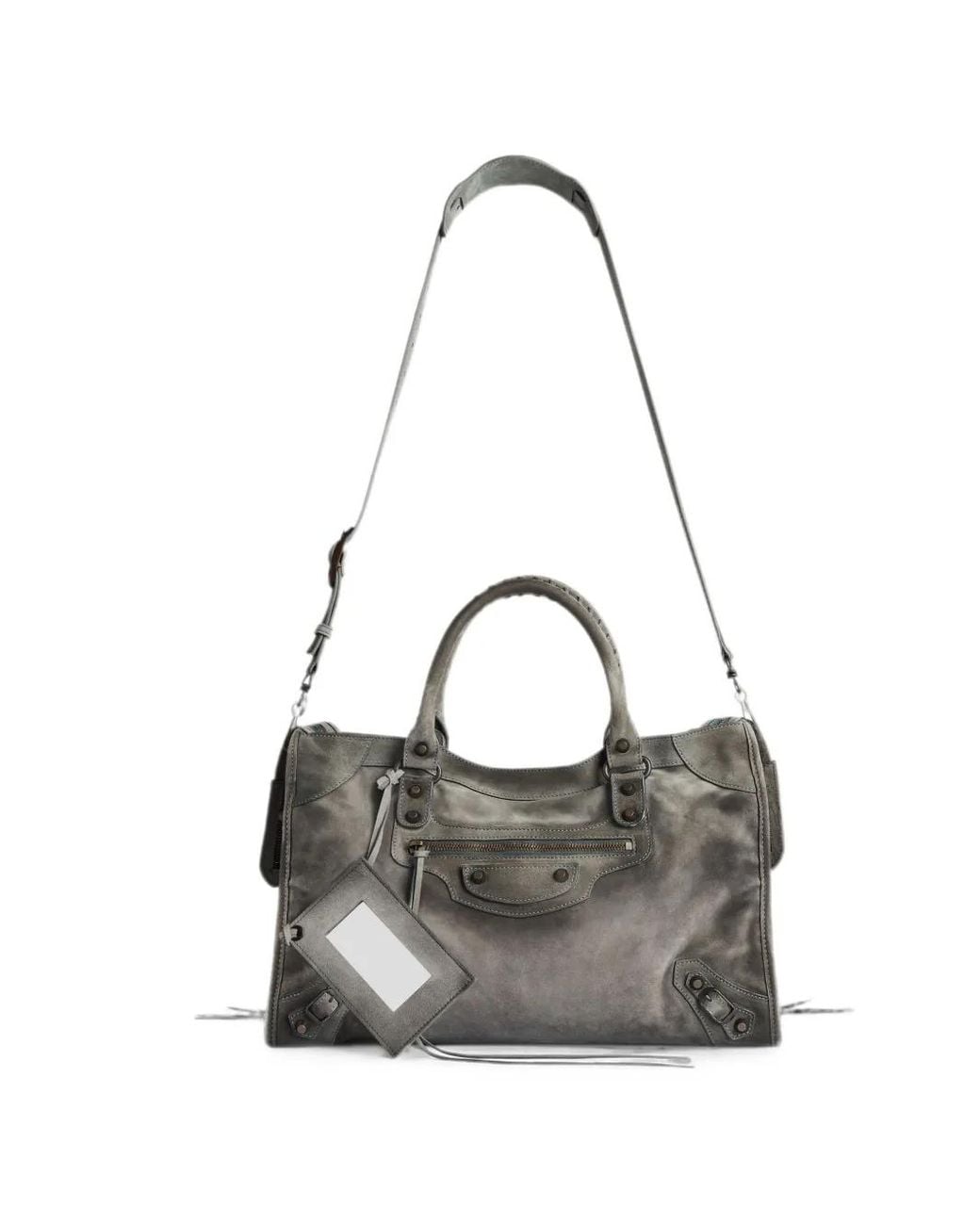 Balenciaga Gray Le City Bag Medium
