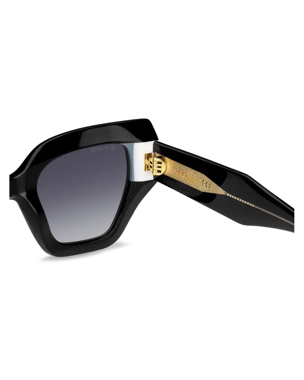 Etro Black Mania Oversized-Frame Sunglasses