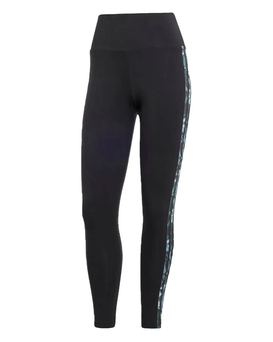 Adidas Black 3-Stripes Floral Leggings