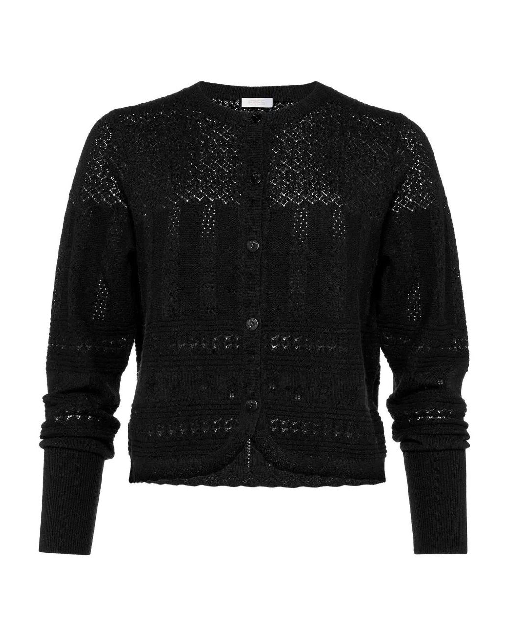 Eres Trio Vest Met Knopen in het Black