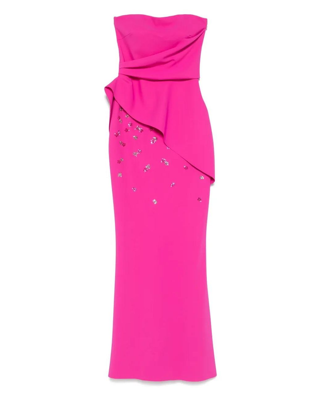 La Petite Robe Di Chiara Boni Pink Sequin-Embellished Maxi Dress