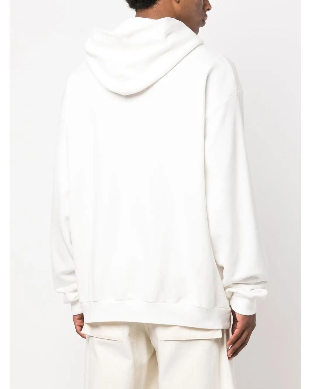 Sudadera con capucha y logo Marni de hombre de color White