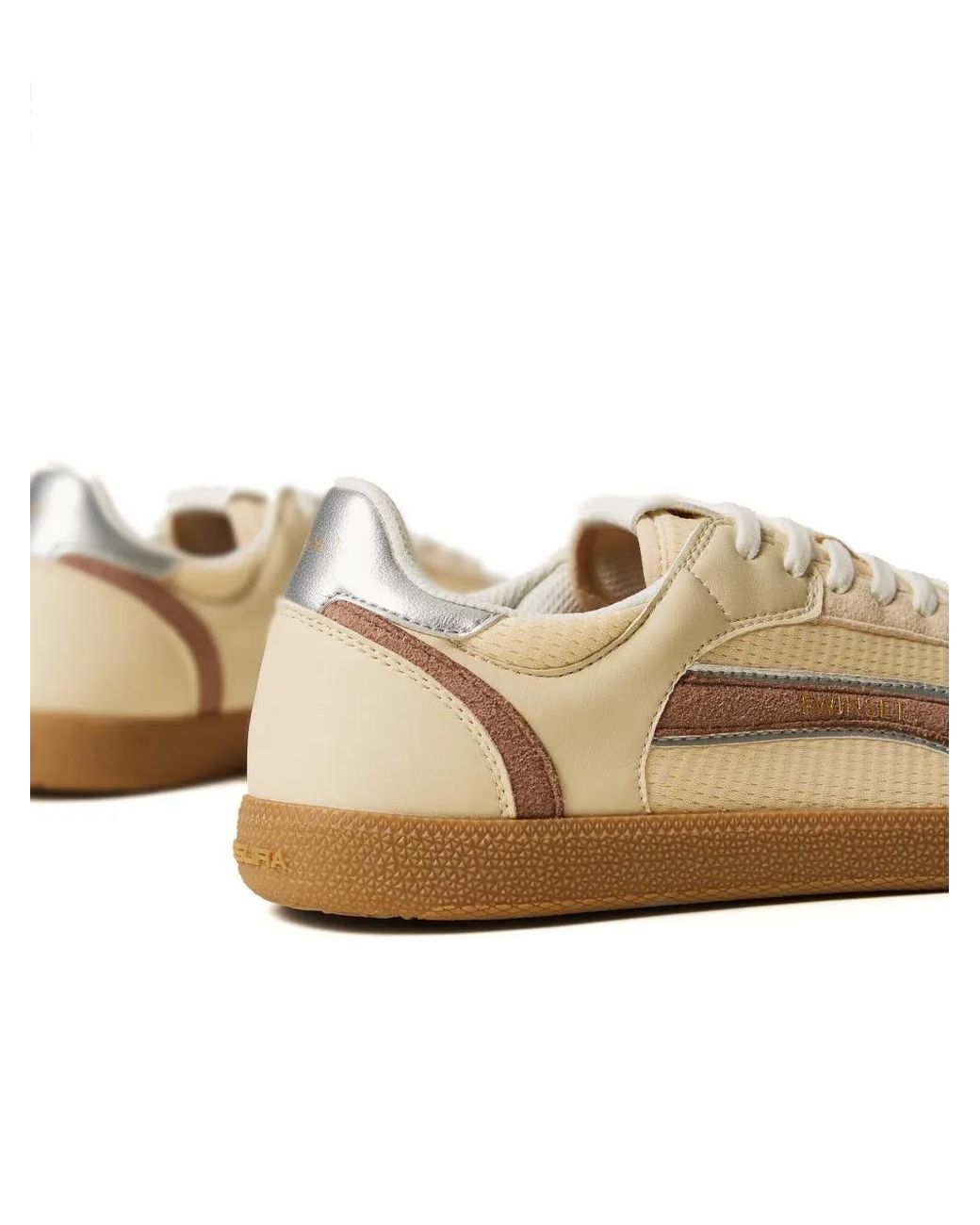 Twinset Natural Fessura Trainers With Inserts