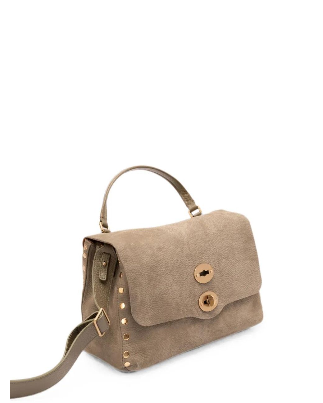Zanellato Metallic Small Postina Stud-Embellished Tote Bag