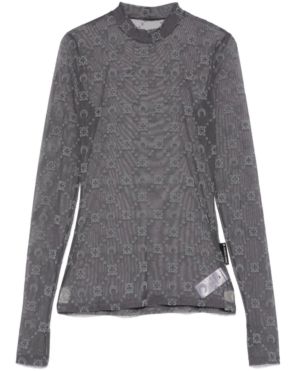 MARINE SERRE Gray Top