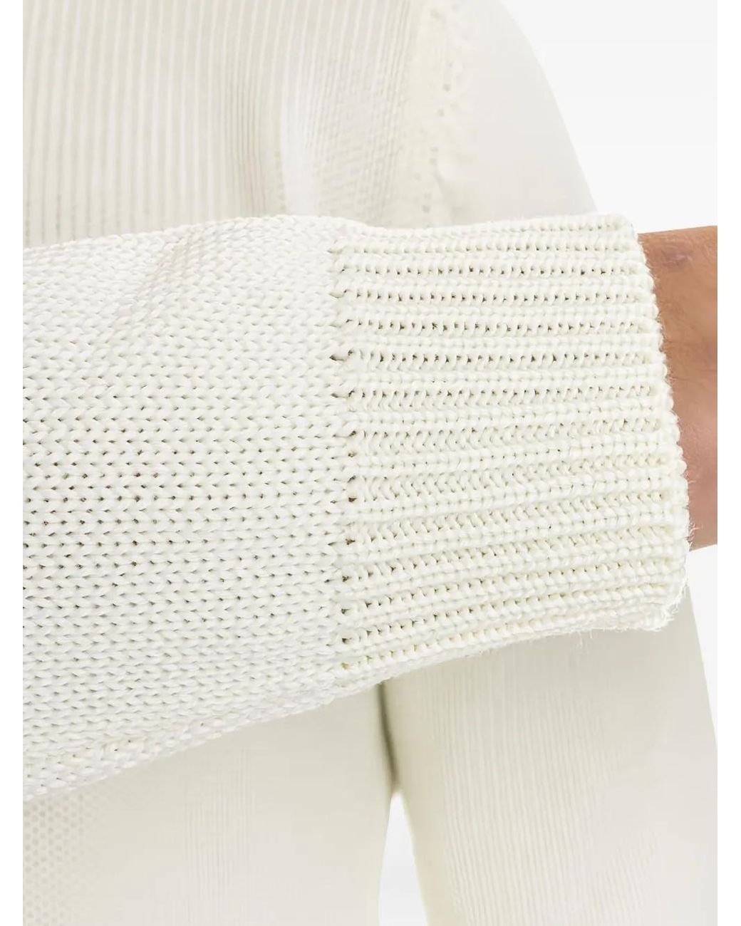 Roberto Collina White Roll-Neck Sweater for men