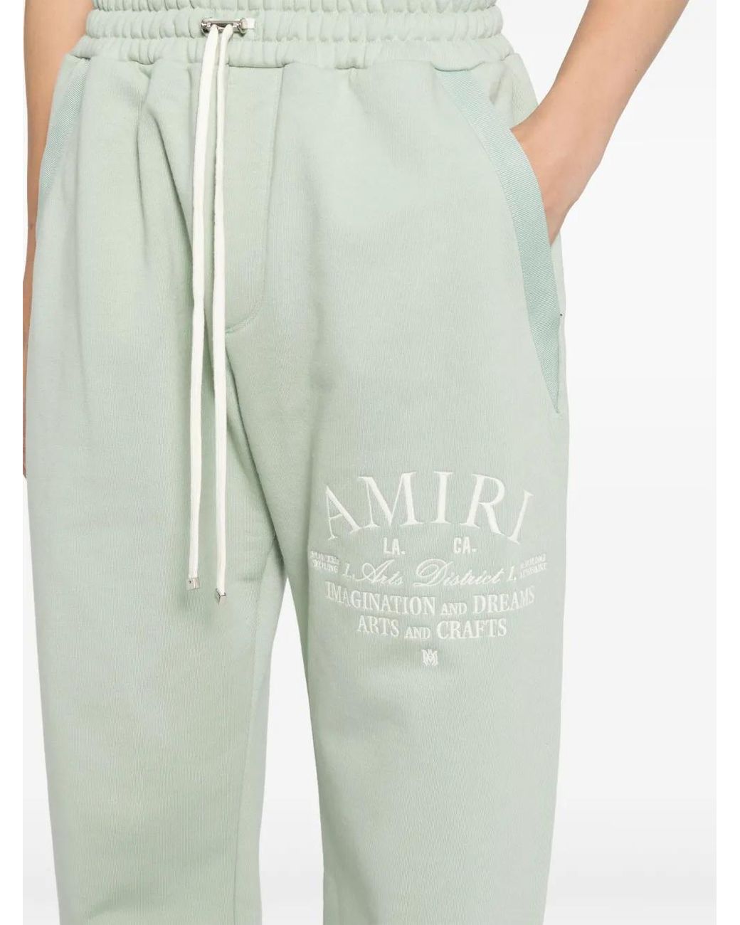 Amiri Blue Arts District Cotton Track Pants for men