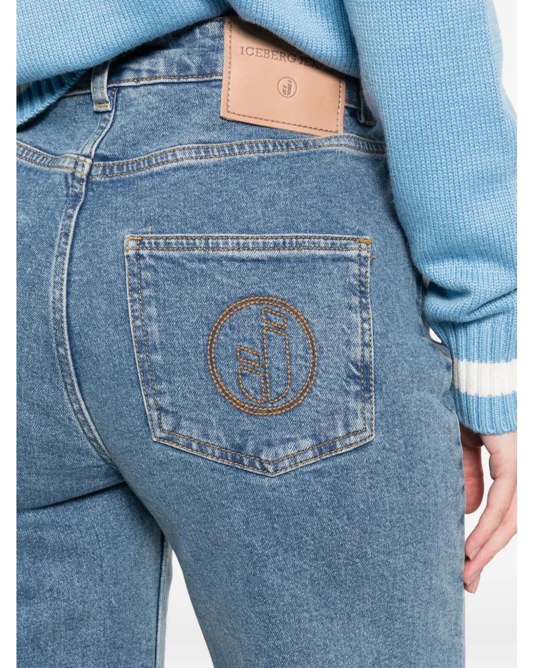 Iceberg Blue 5 Pocket Jeans