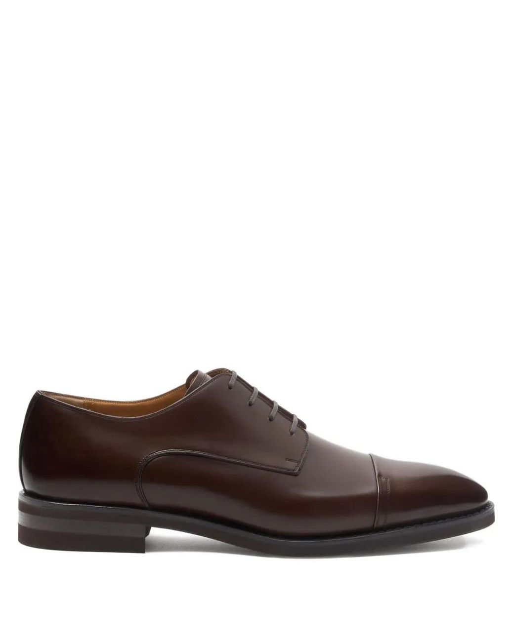 Bally Scribe Un Leather Derby Shoes in Brown for Men | Lyst