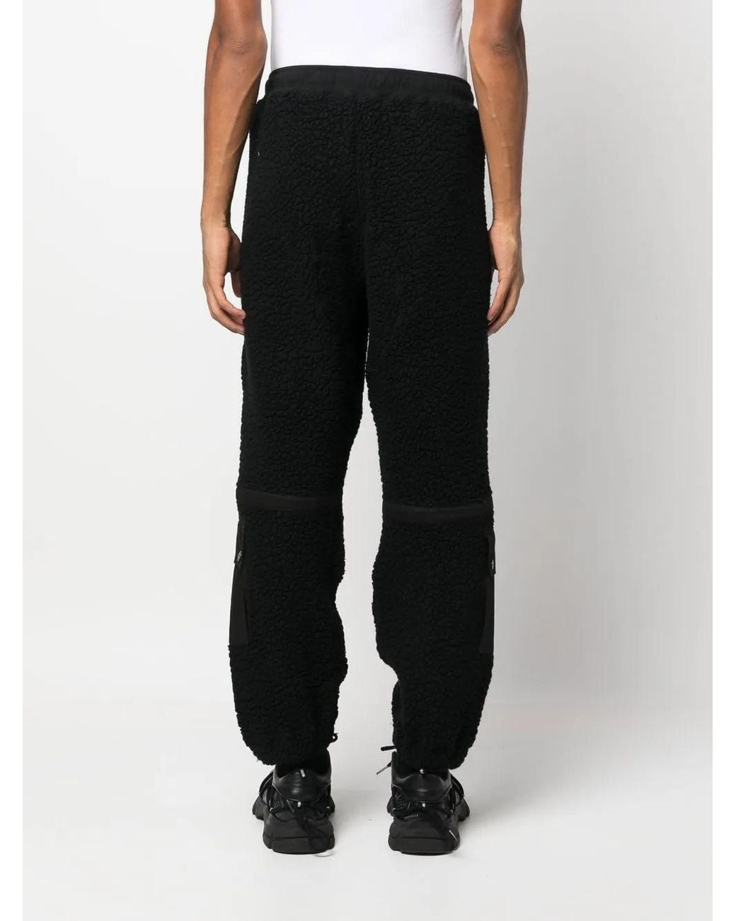 Stone Island Black Patch-Pocket Cargo Pants for men