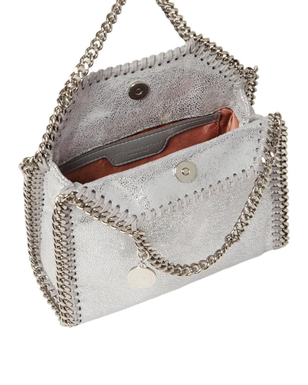 Stella McCartney White Mini Falabella Tote Bag