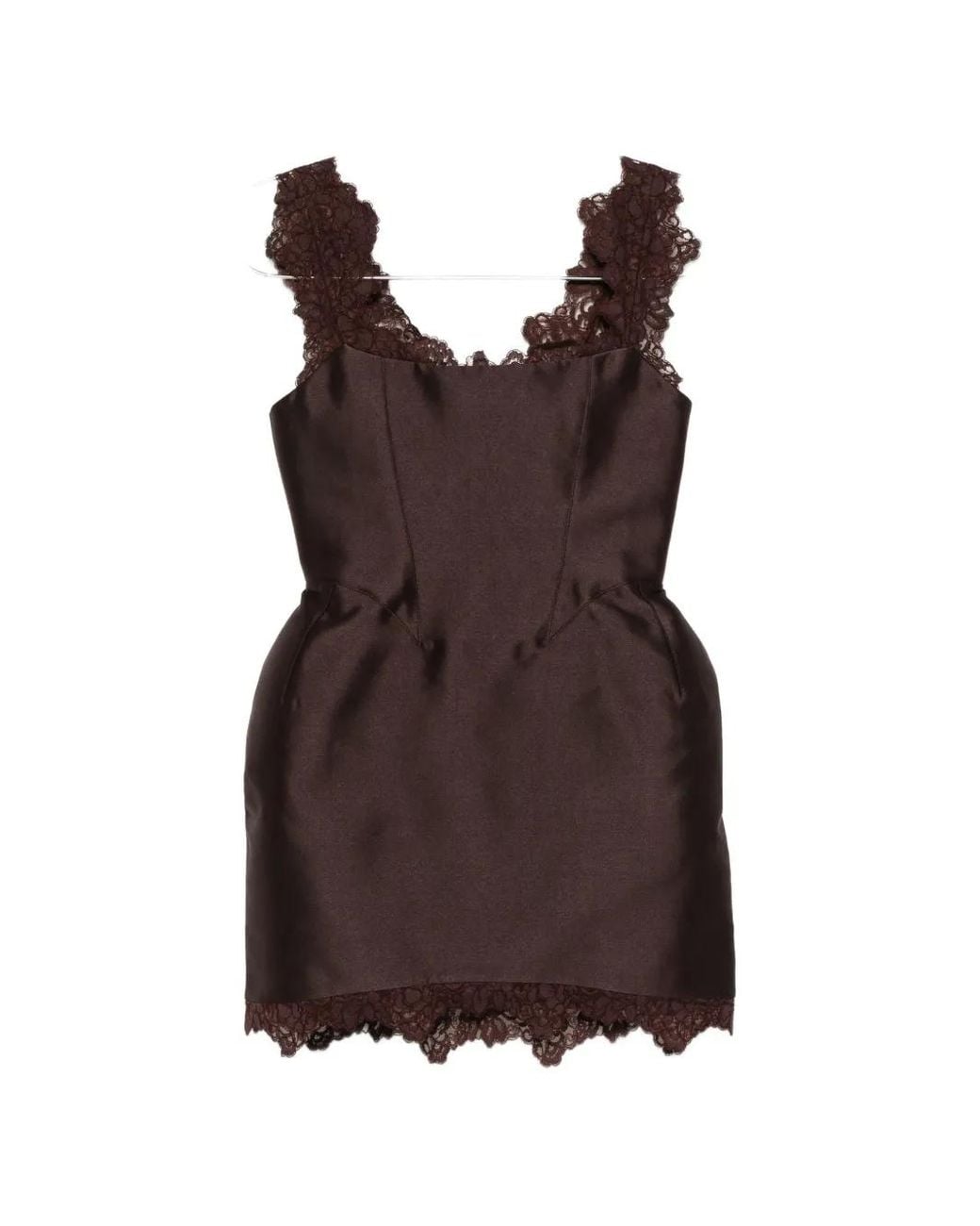De La Vali Brown Morta Mini Dress