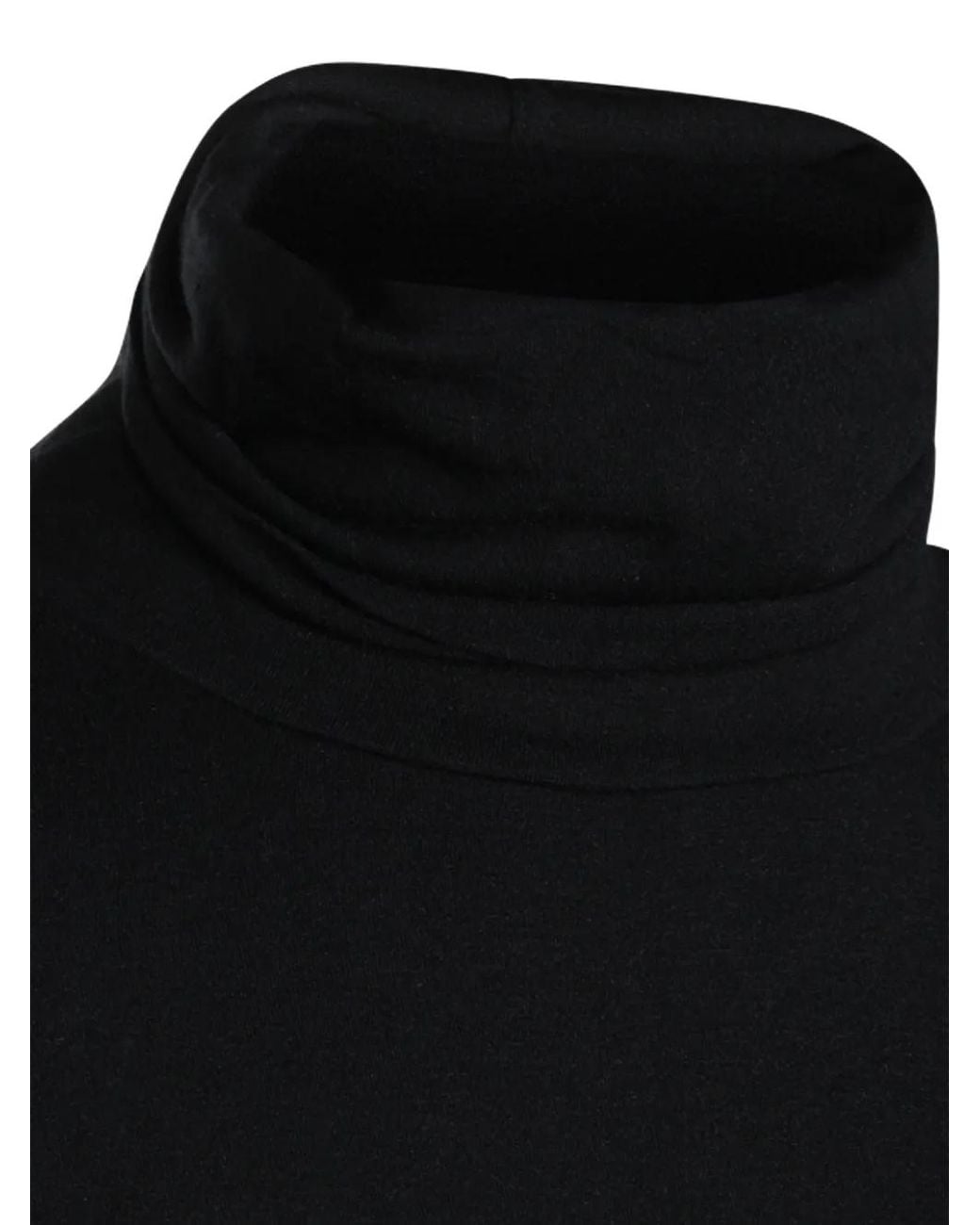 Thom Krom Black Roll-Neck Long-Sleeve Sweater