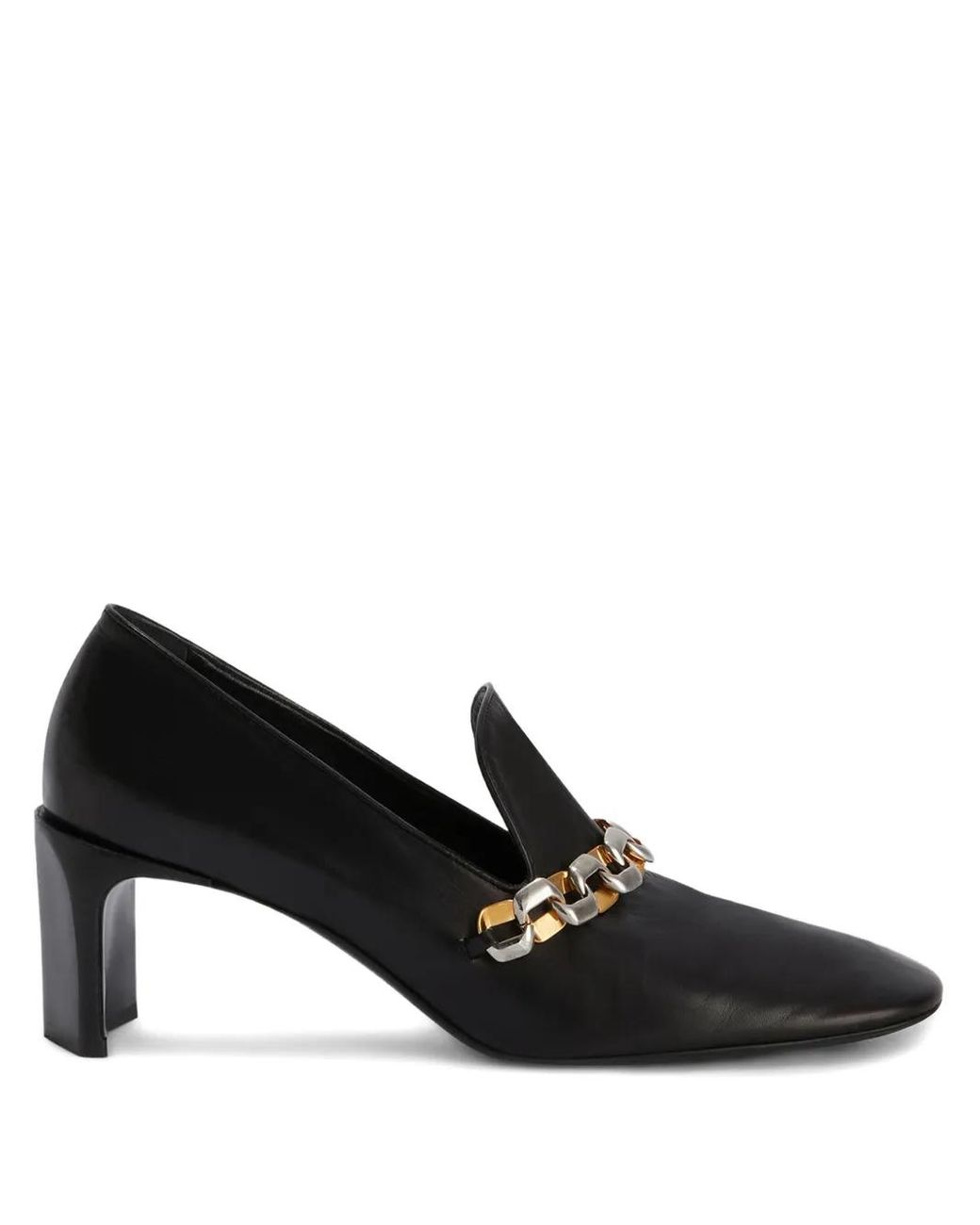 Jil Sander Black Leather Pumps